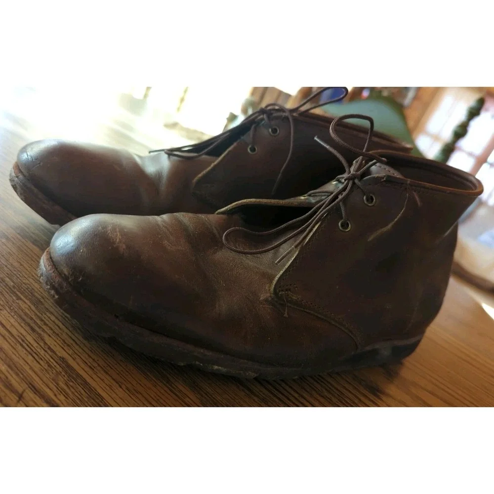 Vintage Brown Leather Rancourt & Co. Men's Chukka Size‎ 11D Ankle Boots Shoes